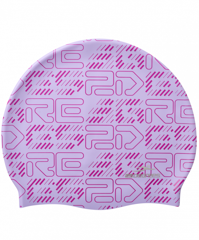 Шапочка для плавания Grade Lilac, силикон 