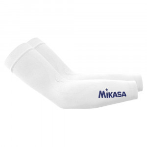 Нарукавники волейбольные компр. "MIKASA", арт. MT430-022-E, р.Extra, полиамид, эластан, белый