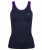 Майка гимнастическая Daniela Black/Purple, полиамид, детский 