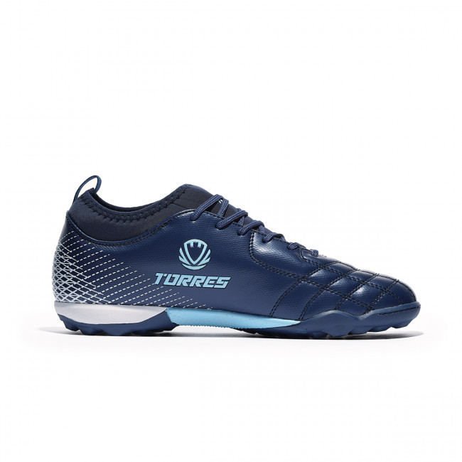 Бутсы футб.(многошиповки) TORRES BOLA, TS2342310-372-38, р.38,с носком, резина,ПУ,текстиль, синий 