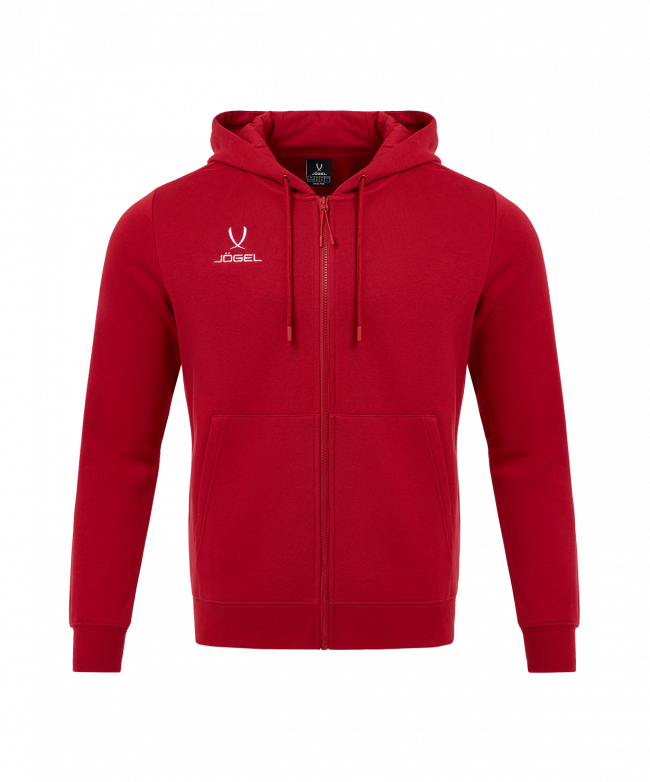 Худи JÖGEL ESSENTIAL Fleece Zip Hoodie, темно-красный 