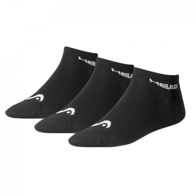 Носки HEAD Tennis 3P Sneaker, 811934-BK, р.43/46, хлопок, полиэс, полиам, черный 