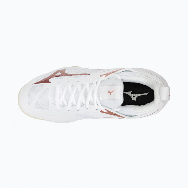 Кроссовки волейб. жен. MIZUNO Wave Dimension V1GC2240-36, р.UK6,5 (рос.39), полиамид, ПУ, белый 