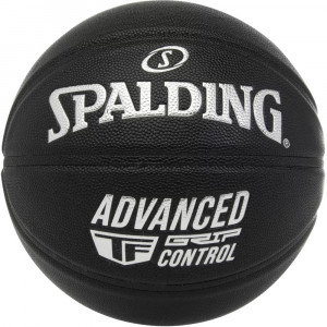 Мяч баскетбольный SPALDING Advanced Grip Control In/Out 76871z, р.7, композит. кожа (ПУ), черный