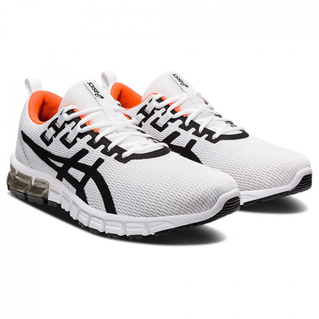 Кроссовки муж. ASICS Gel-Quantum 90 1021A446-101, р.12,5(рос.45,5),иск. кожа, текстиль, бело-черн 