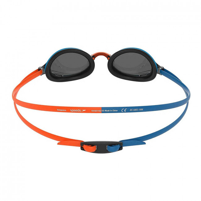Очки для плавания "SPEEDO Vengeance", арт.8-11322G792, ДЫМЧАТЫЕ линзы, синяя оправа 