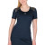 Футболка женская HEAD Club 22 T-Shirt W 814431-DB-M, р.M, 92% полиэстер, 8% эластан, темно-синий 