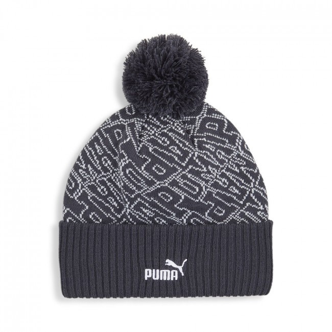 Шапка PUMA ESS Pom Beanie, 02546903, 100% акрил, серый 