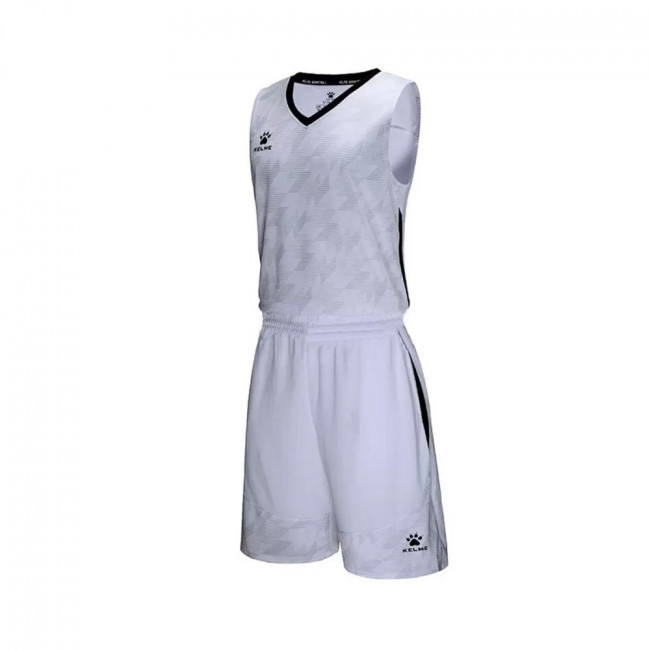 Форма баск. детск. KELME, 3593052-100-130, рост 130, 100% полиэстер, белый Форма баск. детск. KELME, 3593052-100-130, рост 130, 100% полиэстер, белый