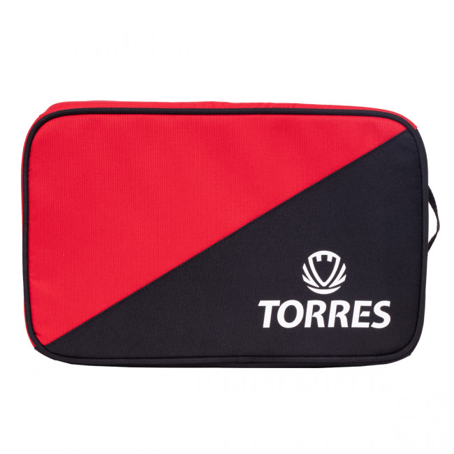 Сумка для обуви TORRES, BS122314 ,полиэстр, красно-чёрный 