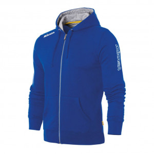 Куртка от костюма с капюшоном муж. MIKASA MT526-029-M, р.M, 70% хлопок 30% полиэстер, синий