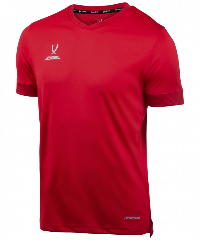 Футболка игровая DIVISION PerFormDRY Union Jersey, красный/ темно-красный/белый 