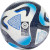 Мяч футзальный ADIDAS OCEAUNZ PRO Sala, HZ6930, р.4, FIFA Quality Pro,18 пан, ПУ, руч.сш, бело-черн-гол 