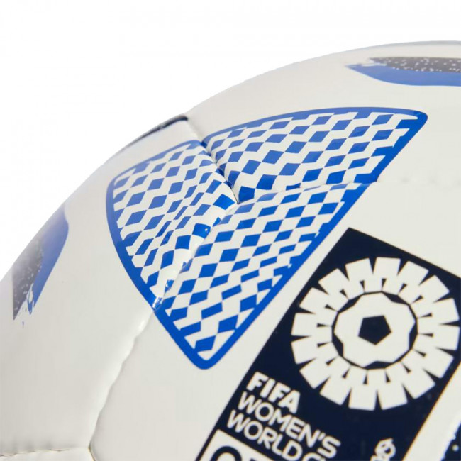 Мяч футзальный ADIDAS OCEAUNZ PRO Sala, HZ6930, р.4, FIFA Quality Pro,18 пан, ПУ, руч.сш, бело-черн-гол 
