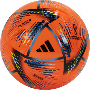 Мяч для пляжного футбола "ADIDAS WC22 Pro Beach", арт.H57790, р.5, FIFA Pro, 12 пан, ТПУ, маш.сш, оранж
