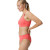 Купальник SPEEDO Textured Deep U-Back Bikinis, 8-00387517926, р.34 (рос.46), коралловый 
