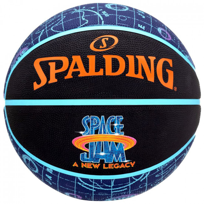 Мяч баскетбольный SPALDING Space Jam Tune Court 84596z, р.5, резина, мультиколор 