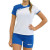 Форма волейбольная женская "MIKASA", арт. MT376-018-2XL, р. 2XL, 100% полиэстер, бело-синий 