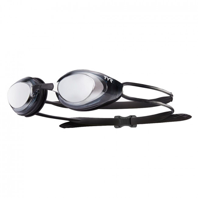 Очки для плавания жен. "TYR Black Hawk Racing Femme Polarized", арт.LGBHFP-043, ЗЕРКАЛ. линзы, чер.опр. 