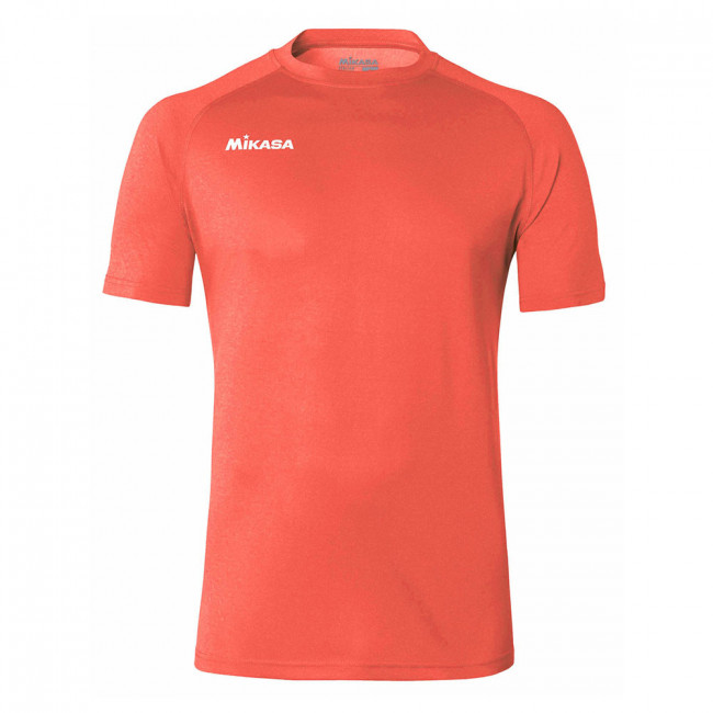 Футболка MIKASA MT193-0194-XS, р.XS, 100% полиэстер, коралловый 