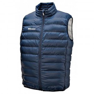 Жилет мужской "MIKASA", арт. MT191-036-3XL, р.3XL, 100% полиэстер, темносиний