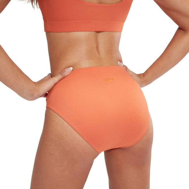 Купальник SPEEDO Textured Deep U-Back Bikinis, 88-00387516588, р.36 (рос.48), оранжевый 