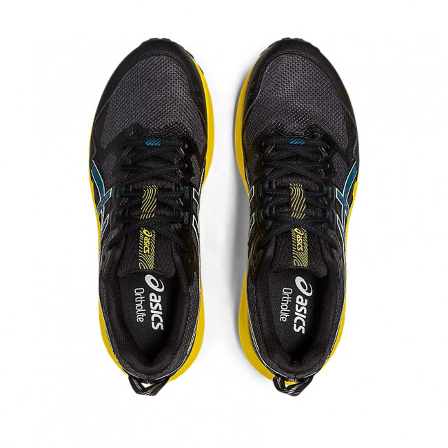 Кроссовки бег. муж. ASICS Gel-sonoma 7 1011B595-020, р.13(рос.47),кожзам,текстиль,резина,чер 
