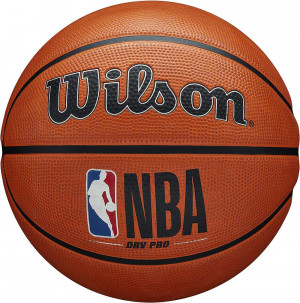 Мяч баскетбольный WILSON NBA DRV Pro, WTB9100XB06 р.6, резина, бутил.камера, оранжевый