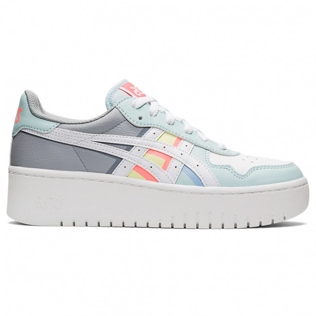 Кеды жен. ASICS Japan S PF 1202A323-104, р.9 (рос.39),иск. кожа, текстиль,бело-голубой 