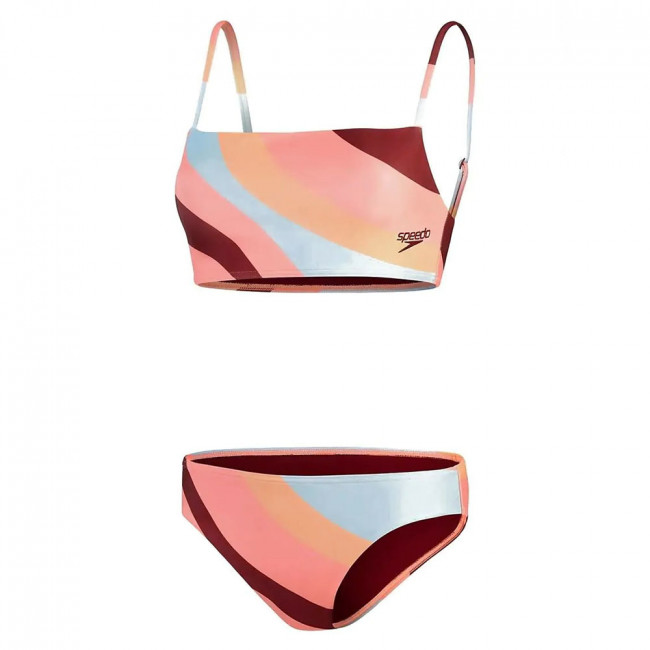 Купальник SPEEDO Womens Printed Adjustable Thinstrap 2 Piece, 8-00308314497, р.34 (рос.46), мултикол 
