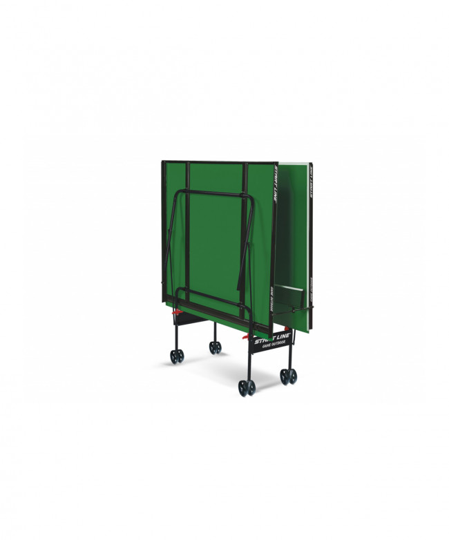 БЕЗ УПАКОВКИ Стол для настольного тенниса Game Outdoor Green с сеткой 