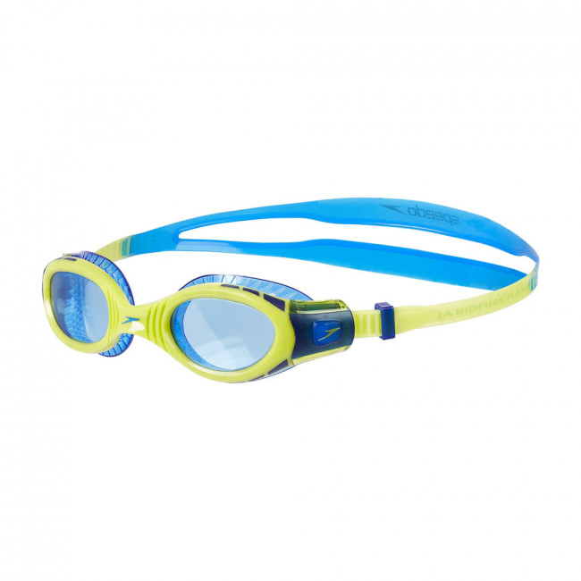 Очки для плавания детск. "SPEEDO Futura Biofuse Flexiseal Jr", арт.8-11595C585, ГОЛУБЫЕ. лин, синяя опр 
