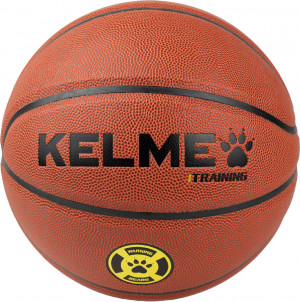 Мяч баскетбольный KELME Training, 9806139-250, р.7, 8 пан., ПУ, нейл.корд, бут.кам., коричневый