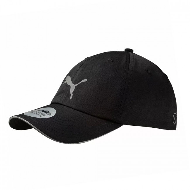 Бейсболка спортивная PUMA Running Cap III 05291101, 100% полиэстер, черный 