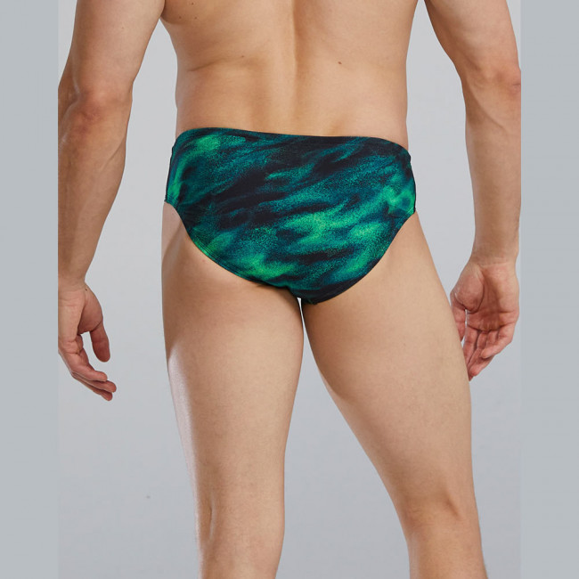 Плавки TYR Soren Durafast Elite Brief, RSOR7A-310, р.32 (рос.48), полиэстер,спандекс, зеленый 