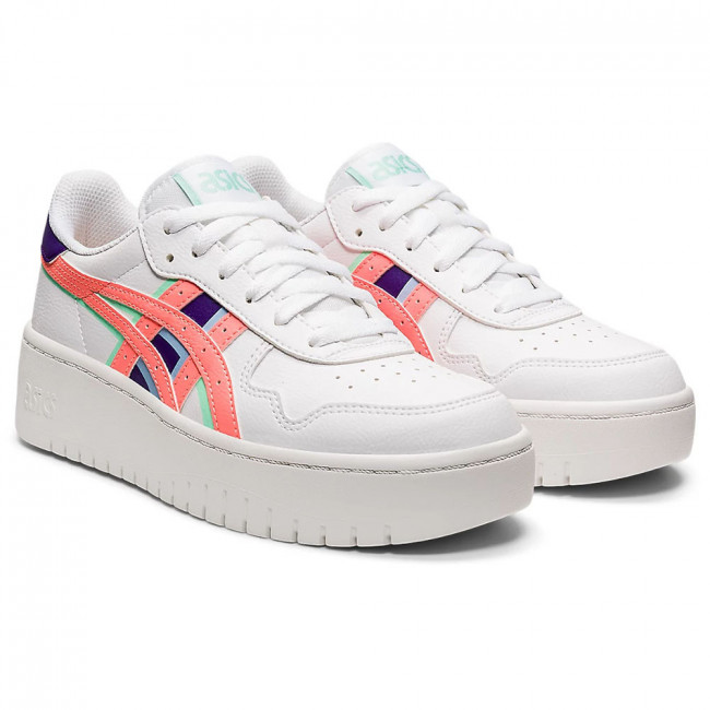 Кеды жен. ASICS Japan S PF 1202A323-102, р.6 (рос.35,5),иск. кожа, текстиль, белый 