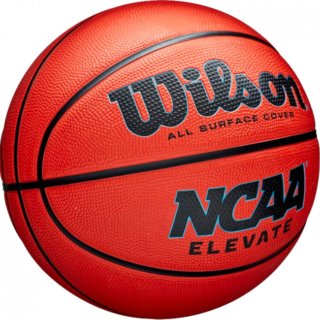 Мяч баскетбольный WILSON NCAA Elevate, WZ3007001XB7, р.7, резина, бутил. камера, оранжево-черный 