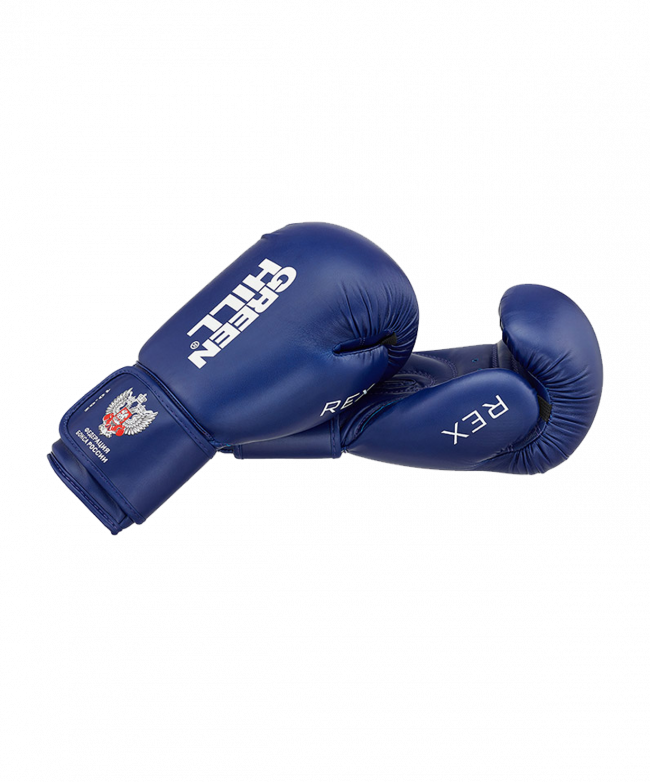 Перчатки боксерские REX BGR-2272F, 10 oz, синий 