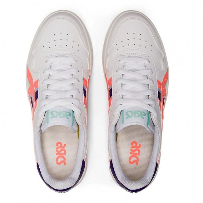 Кеды жен. ASICS Japan S PF 1202A323-102, р.7 (рос.36,5),иск. кожа, текстиль,белый 
