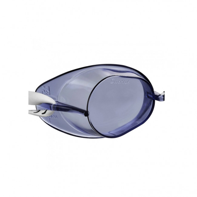 Очки для плавания SPEEDO Swedish Kitbox, 8-706060014, ПРОЗР.-ГОЛУБ.линзы, регул. перен., белый 