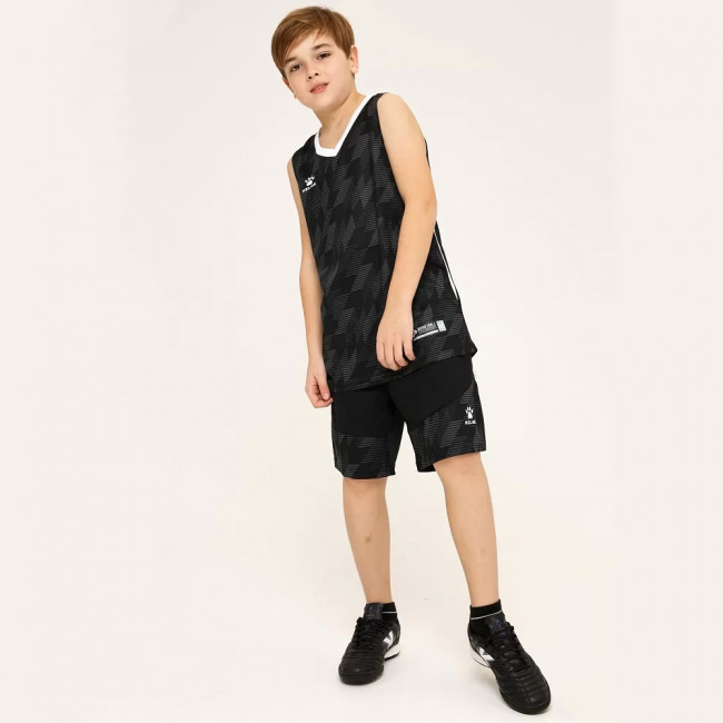 Форма баск. детск. KELME, 3593052-000-150, рост 150, 100% полиэстер, черно-белый Форма баск. детск. KELME, 3593052-000-150, рост 150, 100% полиэстер, черно-белый