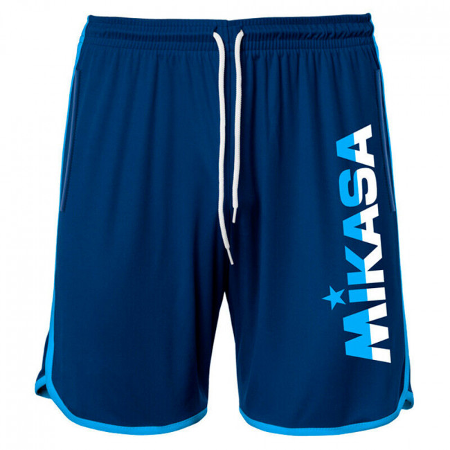 Шорты для пляжного волейбола муж. MIKASA MT5020-VV13-S, р.S, 100% полиэстер, темно-синий 