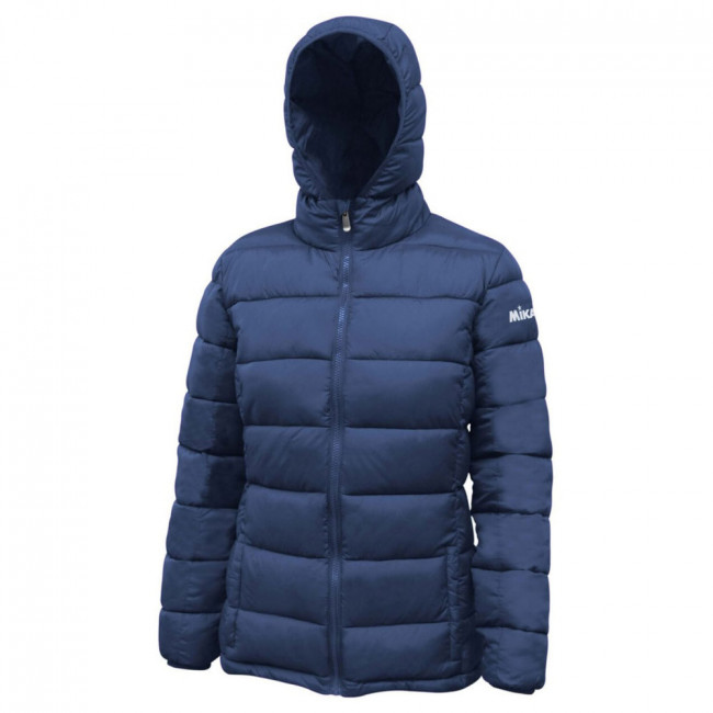 Куртка утепленная с капюшоном жен. MIKASA MT913-036-XL, р.XL, полиэстер, нейлон, синий 