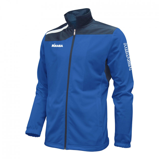 Куртка от костюма жен. MIKASA MT755-0100-XL, р.XL, 100% полиэстер, синий 