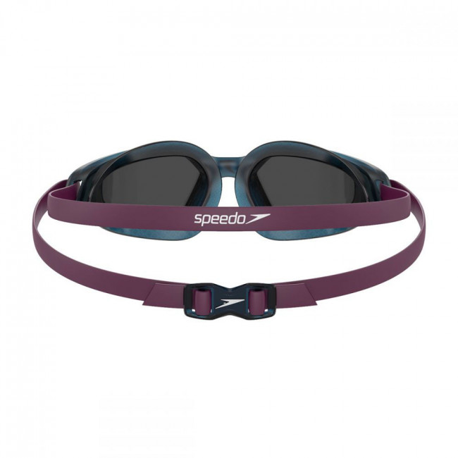 Очки для плавания "SPEEDO Hydropulse", арт.8-12268D648, ДЫМЧАТЫЕ линзы, темносин. оправа 