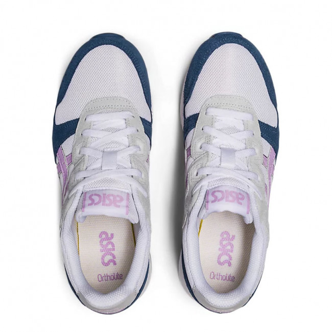 Кроссовки жен. ASICS Lyte Classic 1202A306-105, р.5 (рос.34),иск. кожа, текстиль, серо-синий 