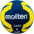 Мяч гандбольный MOLTEN 3400, H3X3400-NB, р.3, 32пан, ПУ, сертификат IHF, маш.сшив., темно-сине-желтый 