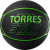 Мяч баскетбольный TORRES Star, B323127, р.7, 7 панел.,ПУ-композит, нейлон. корд, бут.кам., черно-зеленый 