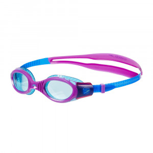 Очки для плавания детск. "SPEEDO Futura Biofuse Flexiseal Jr", арт.8-11595C586, ГОЛУБЫЕ линз, фиол опр