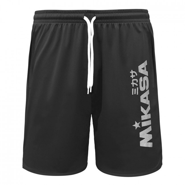 Шорты для пляжного волейбола муж. MIKASA MT5032-V1-2XL, р.2XL, 100% полиэстер, черный 